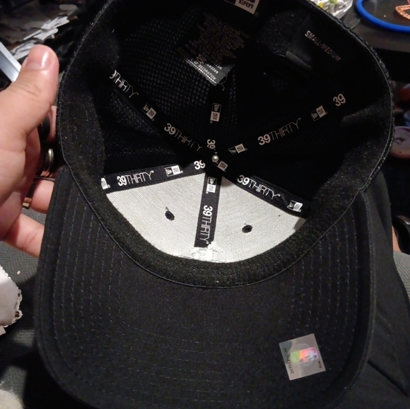 New Era Houston Rockets 59Fifty Fitted Hat NBA Size Medium - Black And White - Picture 4 of 5